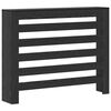vidaXL Radiator Cover Black Oak 104 x 20 x 82 cm Engineered Wood