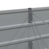 vidaXL Planter Light Grey 240 x 80 x 45 cm Steel