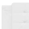 vidaXL Bed Frame without Mattress "Zadar" White 180x200 cm Super King Faux Leather