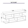 Homemania TV Stand Su 120x29.6x45 cm Oak