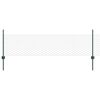 vidaXL Hexagonal Fence with Post 25 x 0.5 m PVC-Coated Steel Green