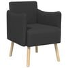 vidaXL Accent Chair Dark Grey Boucl&eacute;