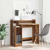 vidaXL Desk with Shelf Old Wood 97 x 45 x 90 cm Engineered Wood