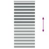 vidaXL Zebra Blind Dark Grey 100x230 cm Fabric Width 95.9 cm Polyester