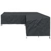 vidaXL Furniture Cover Black 330 x 255 x 80 cm 600D Oxford Fbric