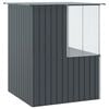 vidaXL Bird Cage Anthracite 154 x 154 x 200 cm Galvanised steel