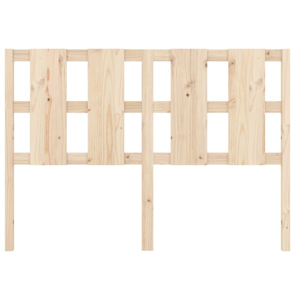 vidaXL Bed Headboard 140.5x4x100 cm Solid Wood Pine