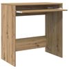 vidaXL Desk with Shelf Artisan oak 77.5 x 43 x 79 cm Engineered Wood