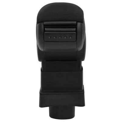 vidaXL Car Armrest Black 13x31.5x(29-51) cm ABS
