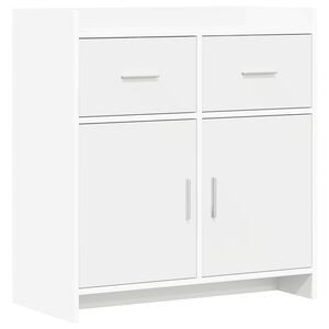 vidaXL Sideboard White 75 x 36 x 80 cm Engineered Wood