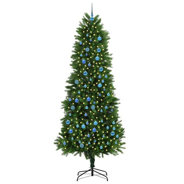 vidaXL Christmas Tree with 300 LEDs with Stand Green 240 cm PE