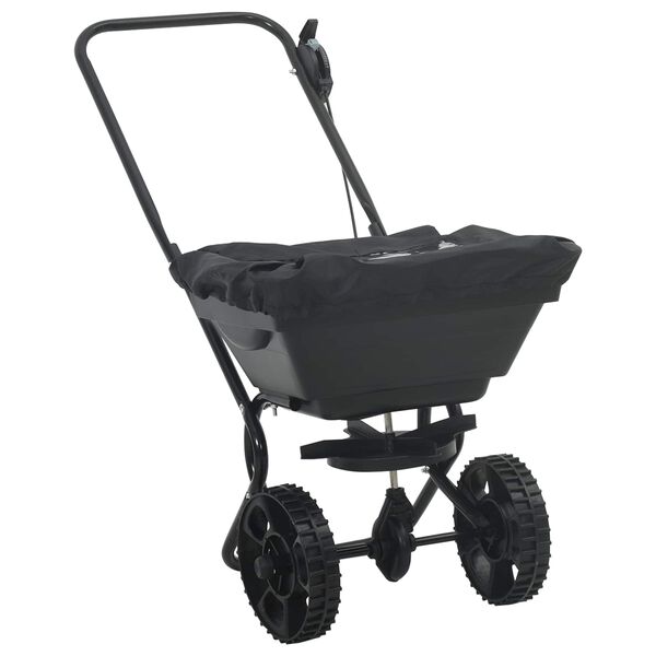 vidaXL Spreader Black 82 x 46 x 75 cm PVC and Steel