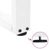 vidaXL Coffee Table Legs V-Shape 2 pcs White 60x(42-43.3) cm Steel