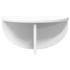 vidaXL Wall Shelf Wall-mounted White 38 x 19 x 19 cm Engineered Wood