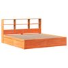vidaXL Bed Frame without Mattress Wax Brown 180x200 cm Super King Solid Wood Pine