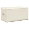 vidaXL Storage Boxes 2 pcs Fabric 43x34x23 cm Cream