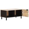 vidaXL Coffee Table White 80 x 50 x 40 cm Solid Mango Wood