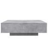 vidaXL Coffee Table with LED Lights Concrete Grey 100x100x31 cm