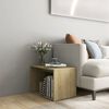 vidaXL Side Table Sonoma Oak 59x36x38 cm Engineered Wood