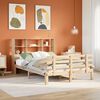vidaXL Bookcase Bed without Mattress 120x190 cm Small Double Solid Wood Pine