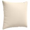 vidaXL Sofa Pillows 2 pcs Beige 50 x 50 cm Fabric