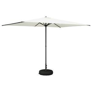 vidaXL Garden Parasol with Base 200 x 300 cm Polyester Rectangular