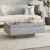 vidaXL Coffee Table Grey Sonoma 85x55x31 cm Engineered Wood