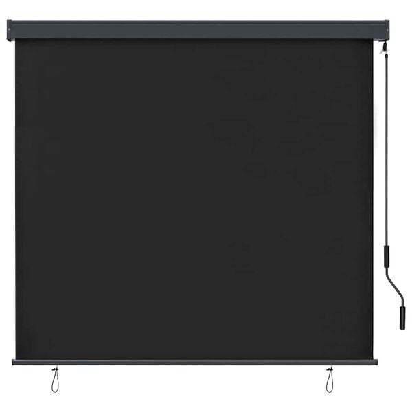 vidaXL Roller Blind Anthracite 180 x 250 cm Fabric and Aluminum