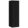 vidaXL TV Cabinets 6 pcs Black Solid Wood Pine