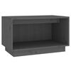 vidaXL Tv Stand | Grey | Solid Pine Wood | 60x35x35 cm | Tv Stand | Rectangular
