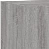 vidaXL 5 Piece TV Wall Units with LED Grey Sonoma Engineered Wood