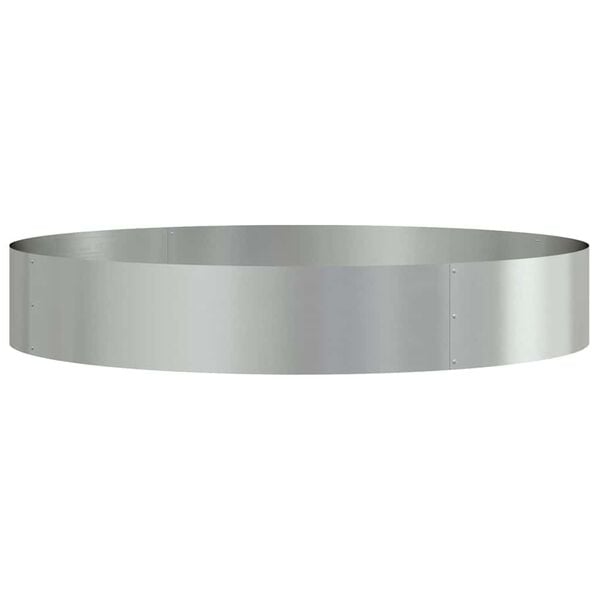 vidaXL Garden Planter Silver 120 x 120 x 20 cm Galvanised steel