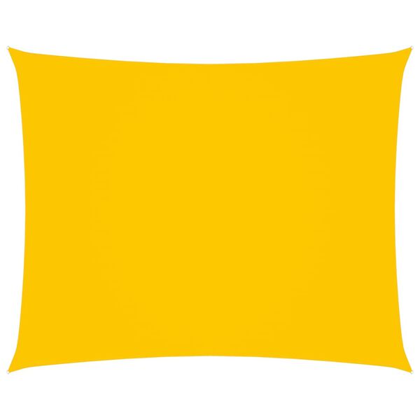 vidaXL Sunshade Sail Oxford Fabric Rectangular 3x4 m Yellow