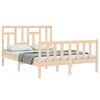 vidaXL Bed Frame without Mattress 140x190 cm Solid Wood Pine