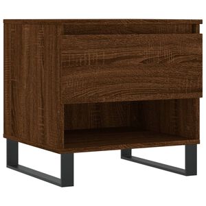 vidaXL Coffee Table Brown Oak 50x46x50 cm Engineered Wood