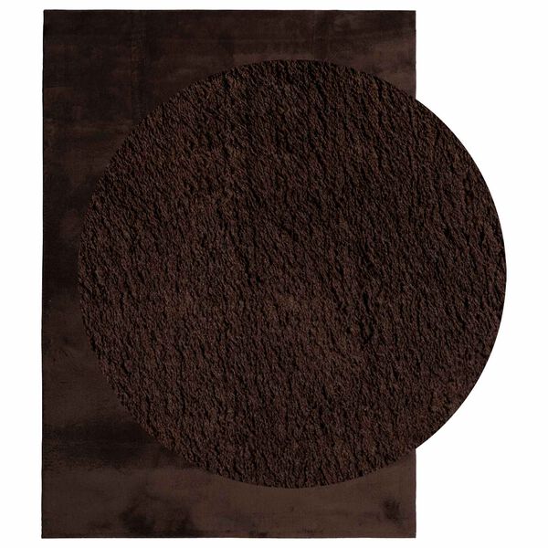 vidaXL Medium Pile Soft and Washable Rug HUARTE Brown 200 x 280 cm