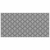 vidaXL Outdoor Rug ARAKIL Grey and white 300 x 600 cm PP
