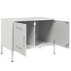 vidaXL TV Cabinet White 68x39x50.5 cm Steel