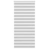 vidaXL Zebra Blind Light Grey 105x230 cm Fabric Width 100.9 cm Polyester