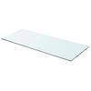 vidaXL Shelves 2 pcs Panel Glass Clear 70x30 cm