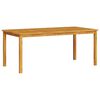 vidaXL Garden Dining Set 9 pcs Brown Solid Acacia Wood