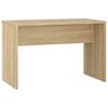 vidaXL Dressing Table Set with LED Sonoma Oak Engineered Wood