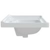 vidaXL Bathroom Sink White 91.5x48x23 cm Rectangular Ceramic