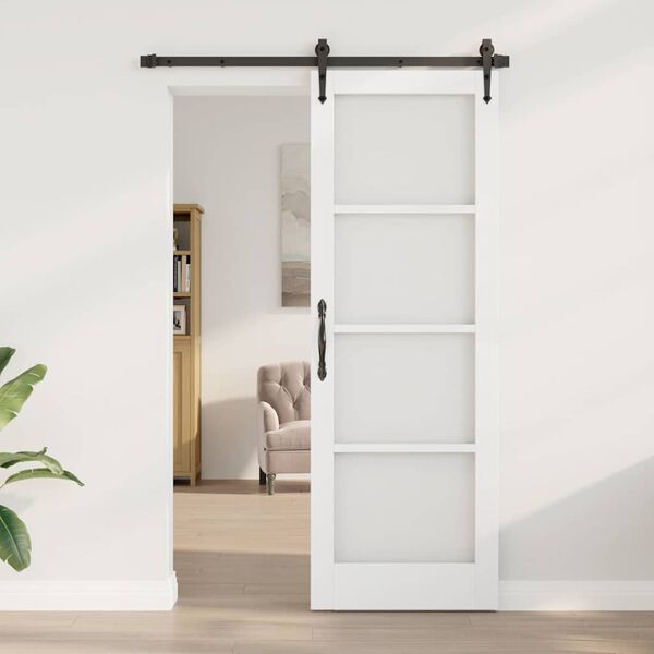 vidaXL Interior Door ORKDAL White Primed 73.5 x 211 cm