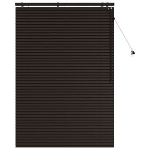 vidaXL Venetian Blind Dark Brown 110 x 160 cm 35 mm