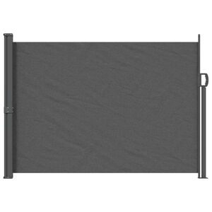 vidaXL Retractable Side Awning 100% polyester iron steel
