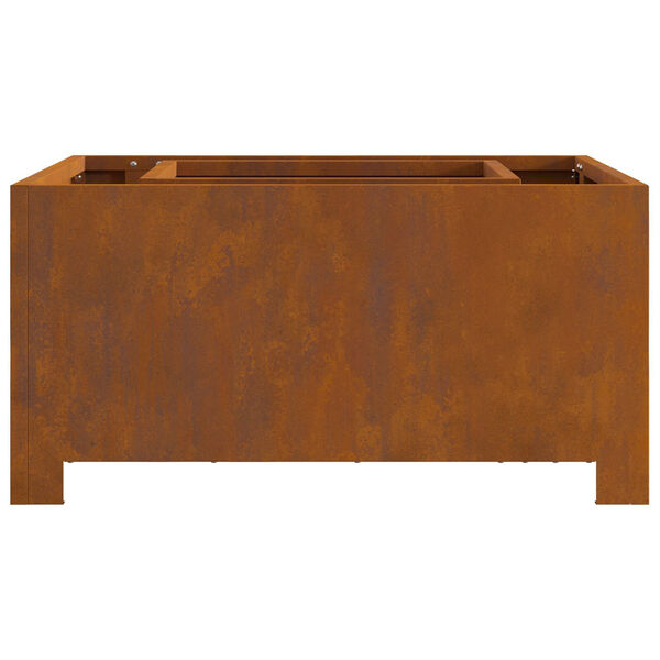 vidaXL Fire Pit Brown 60 x 60 x 30 cm Steel