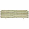 vidaXL Raised Bed 120x40x30 cm Wood Rectangular