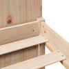 vidaXL Bookcase Bed without Mattress 180x200cm Solid Wood Pine