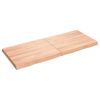 vidaXL Table Top Light Brown 140x60x(2-6)cm Treated Solid Wood Live Edge